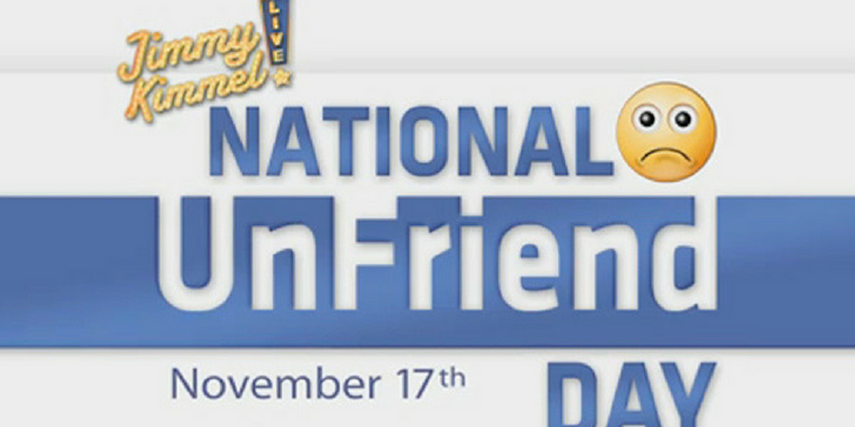 National Unfriend Day How to Unfriend Someone On Facebook Comic Sands