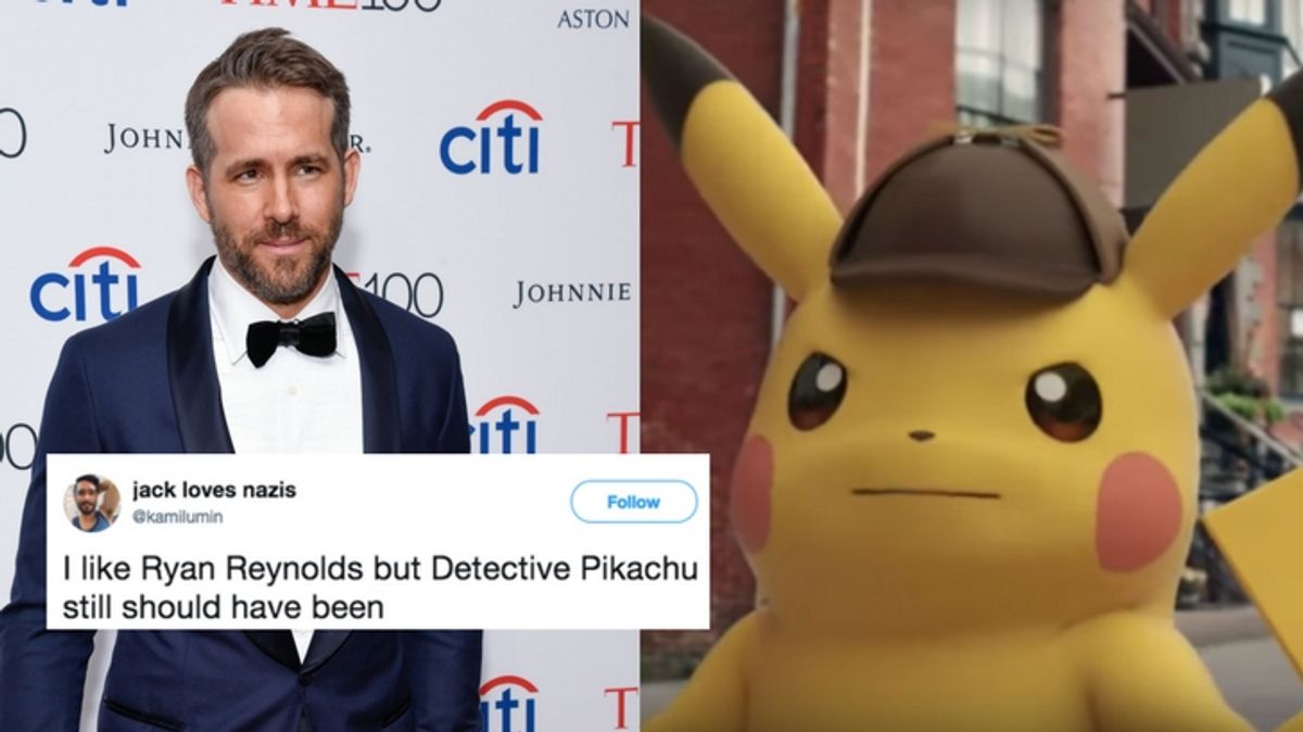 Ryan Reynolds Will Voice Detective Pikachu in Live-Action Film