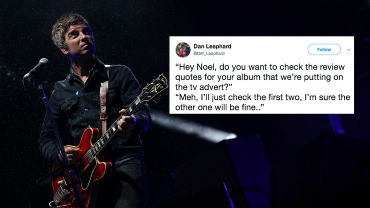 New Noel Gallagher Album Ad Features One-Star Review