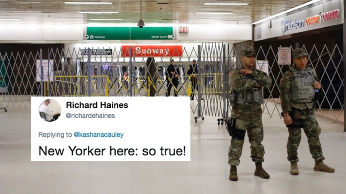 Twitter User States How New Yorkers View Port Authority Terrorist Attack