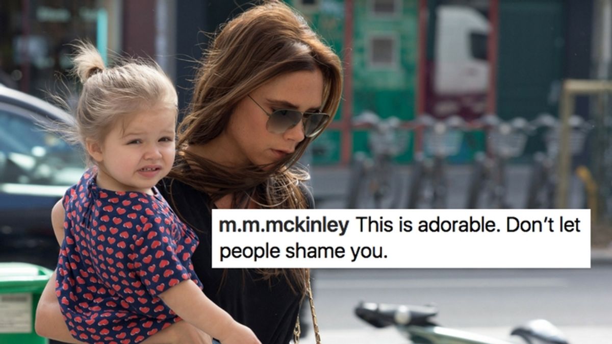 PHOTO: Victoria Beckham Criticized Over Daughter's Drawing