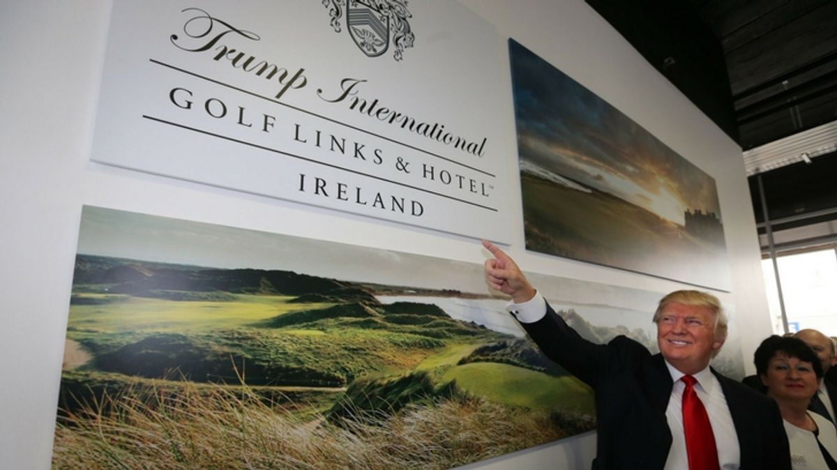 Trump Denies Global Warming, Yet His Irish Golf Course is Getting a Wall