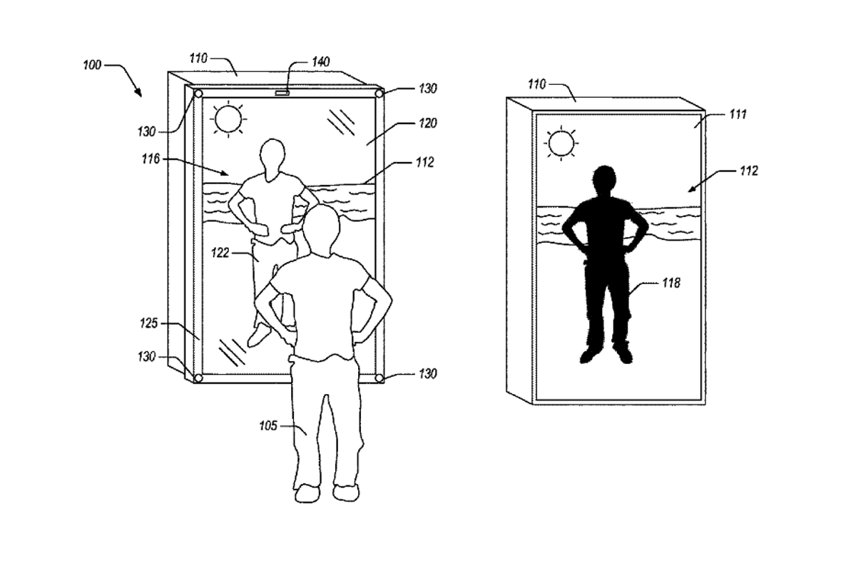Amazon 'blended reality' mirror could help you try on new outfits virtually at home