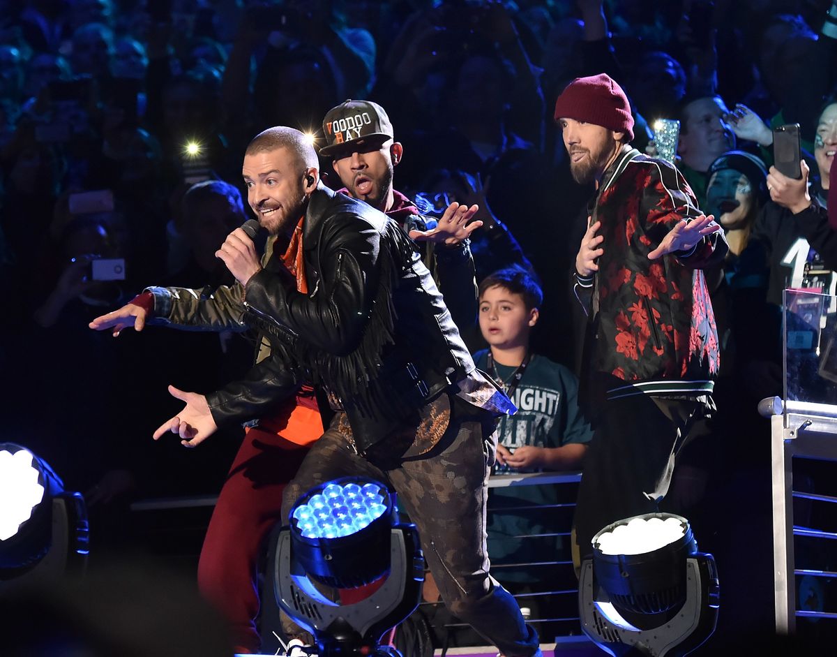 Mystery Man Doubles His Coverage at Justin Timberlake's Super Bowl Halftime Show