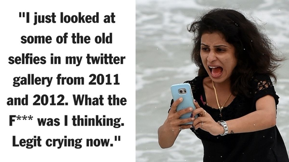 People Are Sharing Their Embarrassing Selfies From 2012 in a Twitter Challenge