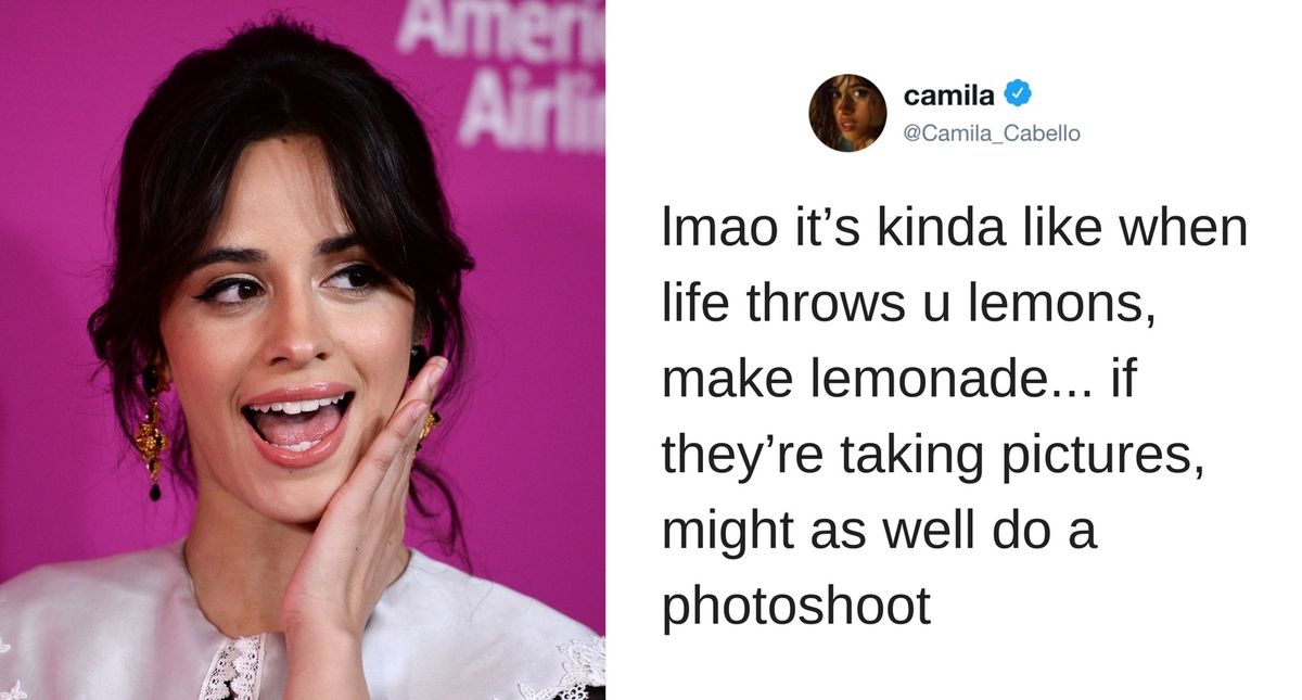 Singer Camila Cabello Turns Security Check Into Photo Shoot Opportunity