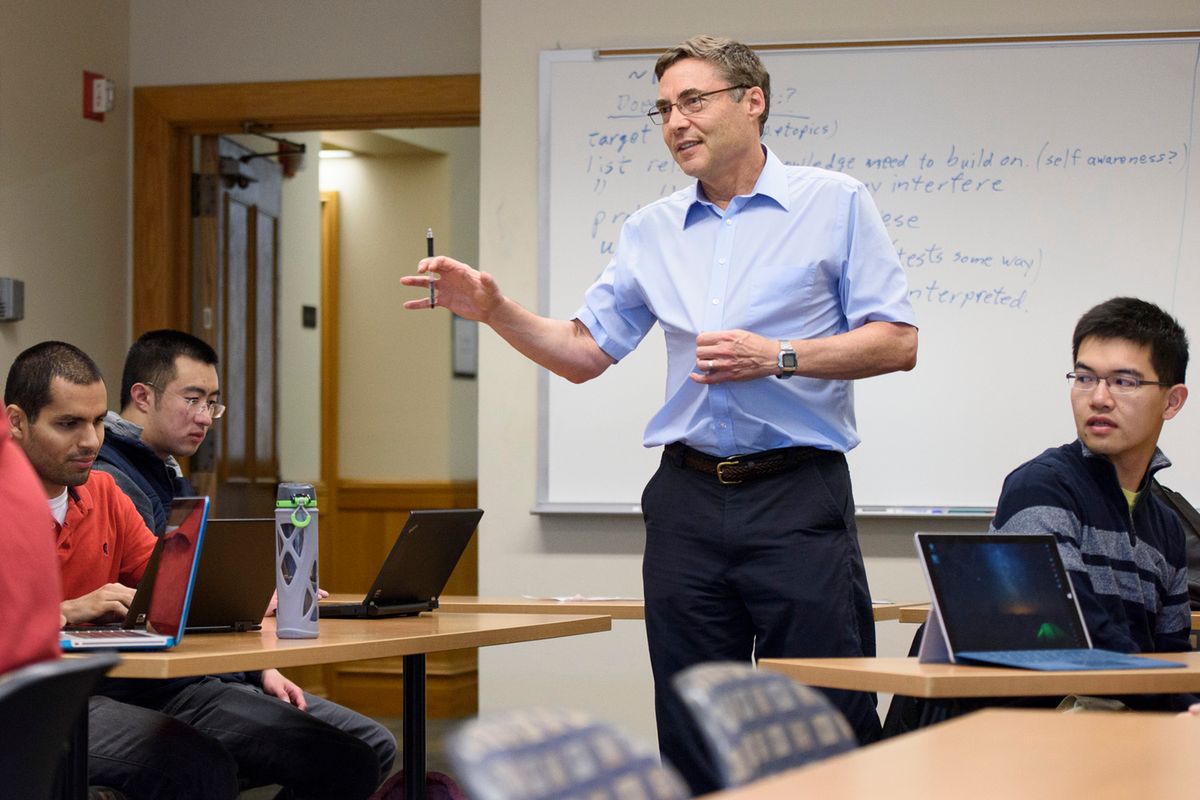 Professors change students' outlook on learning