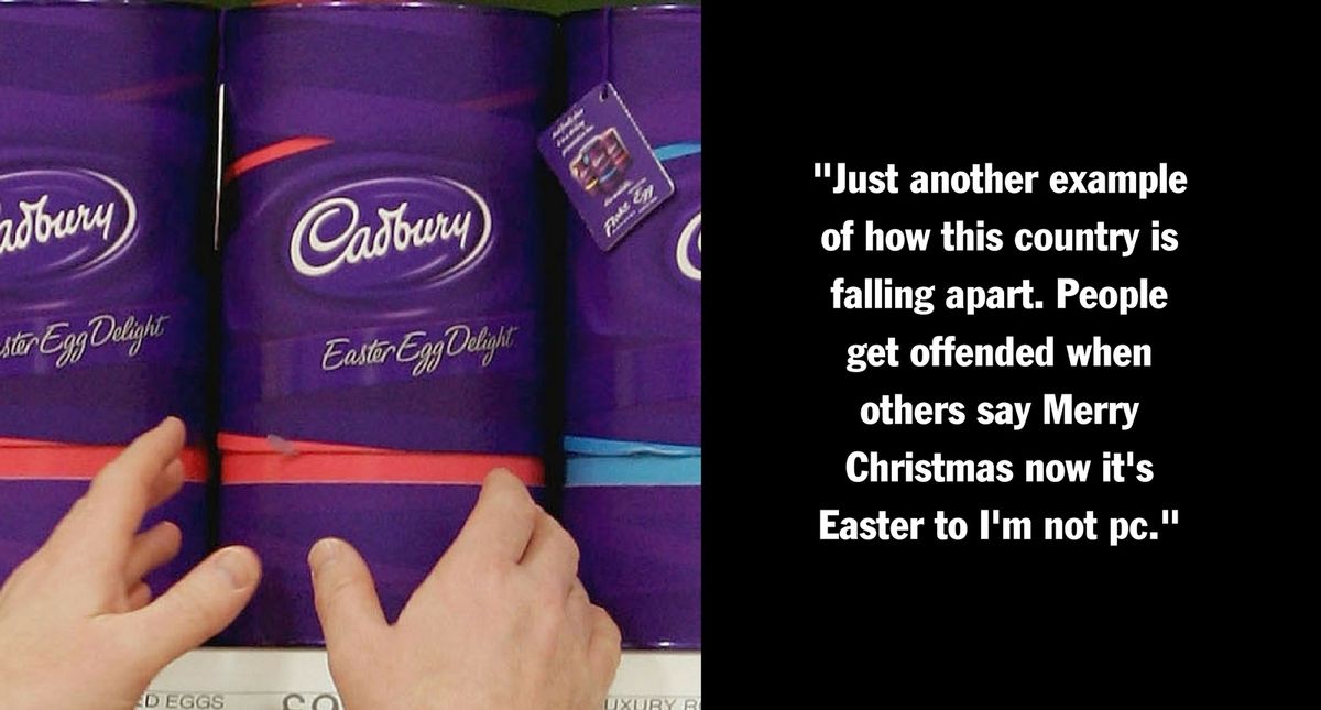 People Are Still Upset Over Allegations of Cadbury Omitting  'Easter' From Their Packaging