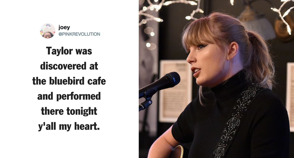 Taylor Swift Gives a Surprise Performance at Nashville's Bluebird Cafe Where She Was Discovered