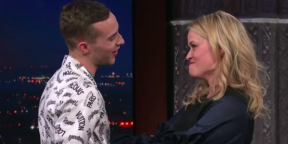 Adam Rippon and Reese Witherspoon Finally Met Each Other