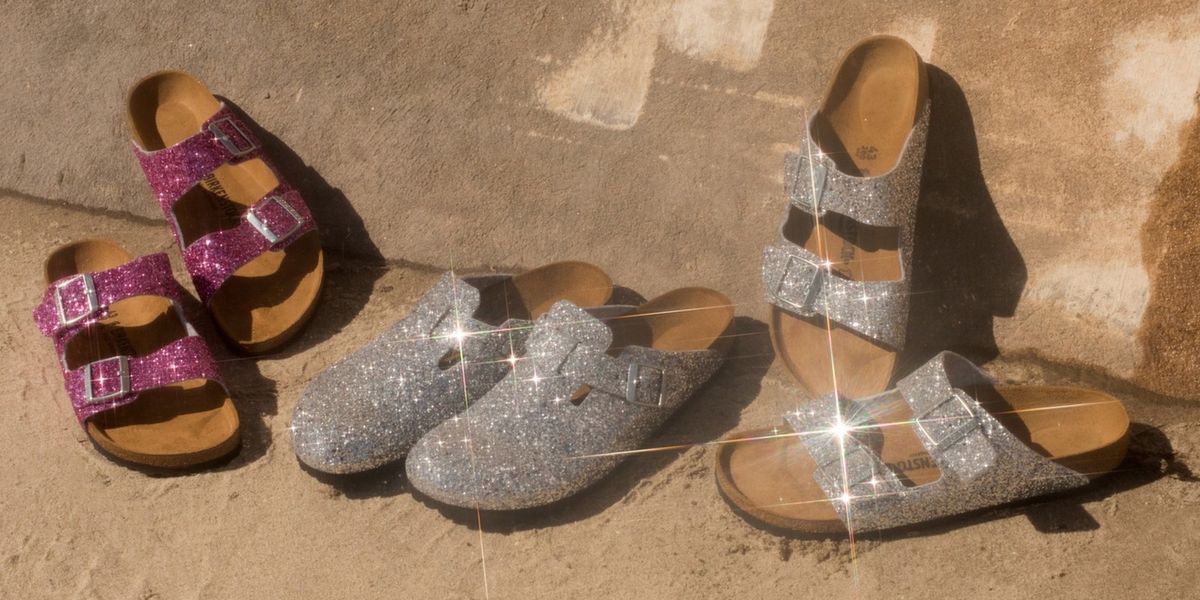 Opening Ceremony X Birkenstock Glitter Sandals are Everything