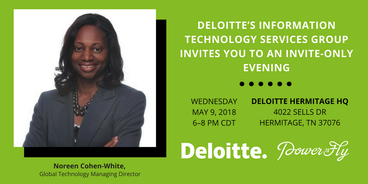 Deloitte’s  Information Technology Services Group Invites You to an Invite-Only Evening