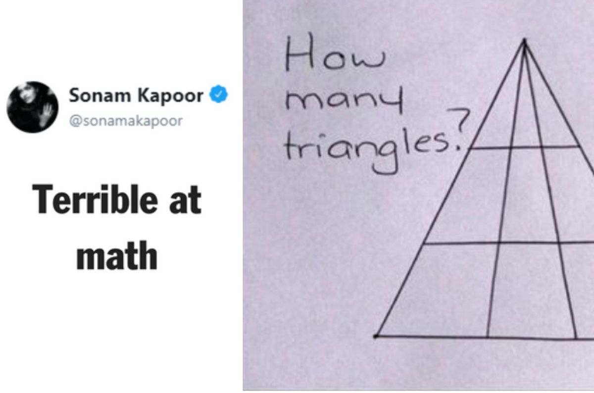 Test Your Math Skills: How Many Triangles Can You See?