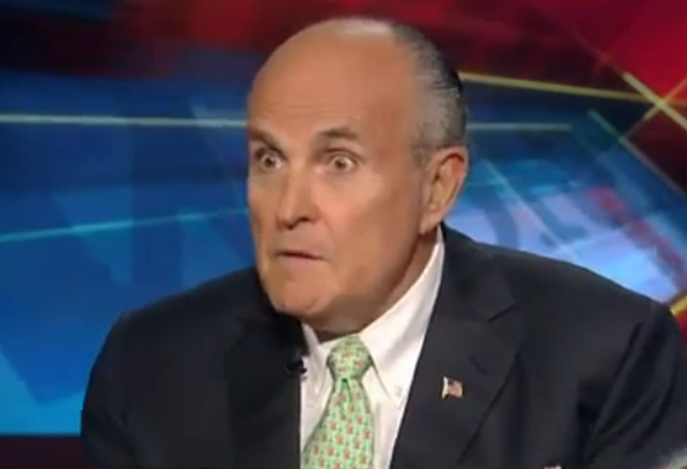 9/11-Humper Rudy Giuliani So Mad At Hillary For Starting ISIS