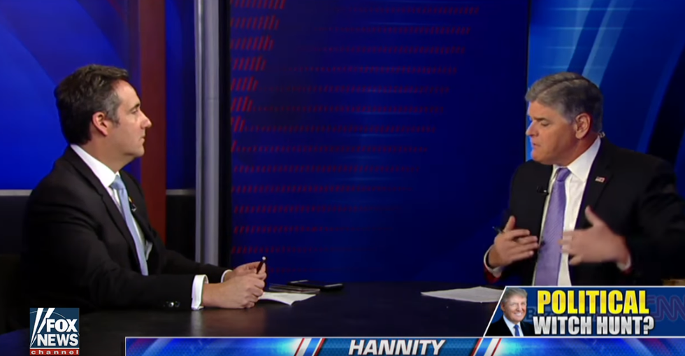 The 436,287 Best Times Sean Hannity Tongue-Bathed His 'Lawyer' Michael Cohen On Live TV!
