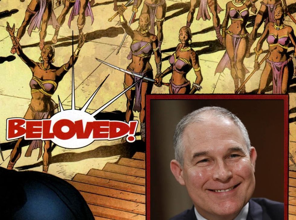 EPA Guy Shitcanned For Deciding 'Scott Pruitt Sux Donkeys' Isn't A Death Threat