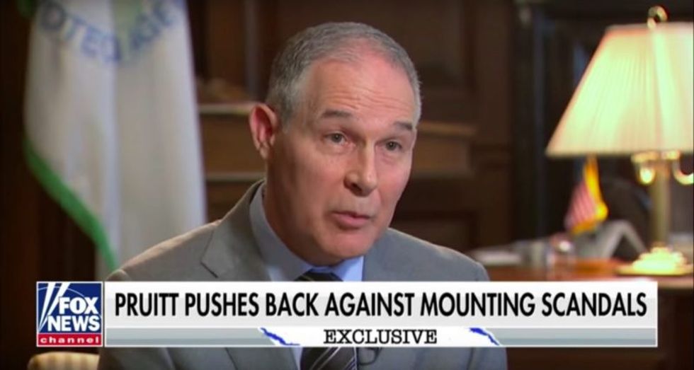 Scott Pruitt Is Slovenly Garbage Person And His Bodyguard Is A Thug
