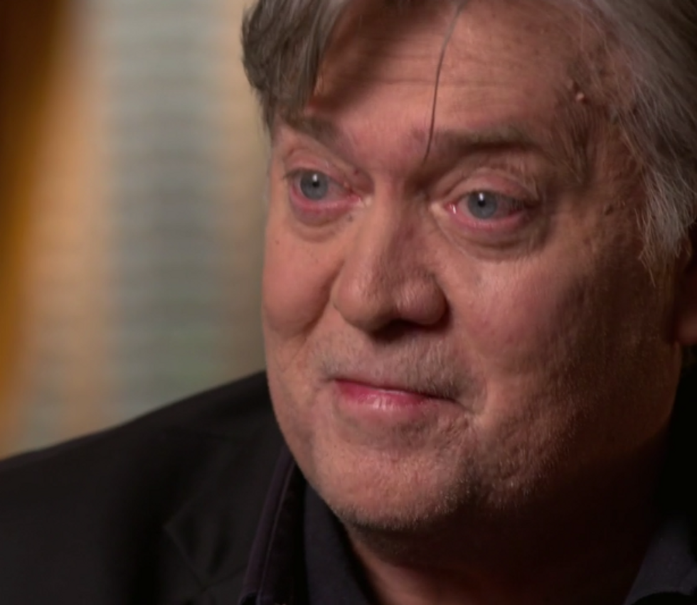 The 58 Stupidest Cucking Things Steve Bannon Said On '60 Minutes'