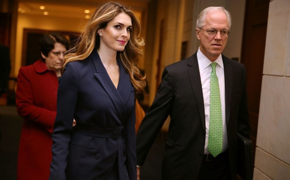Hope Hicks Single And Ready To Mingle At House Intelligence Committee Today!