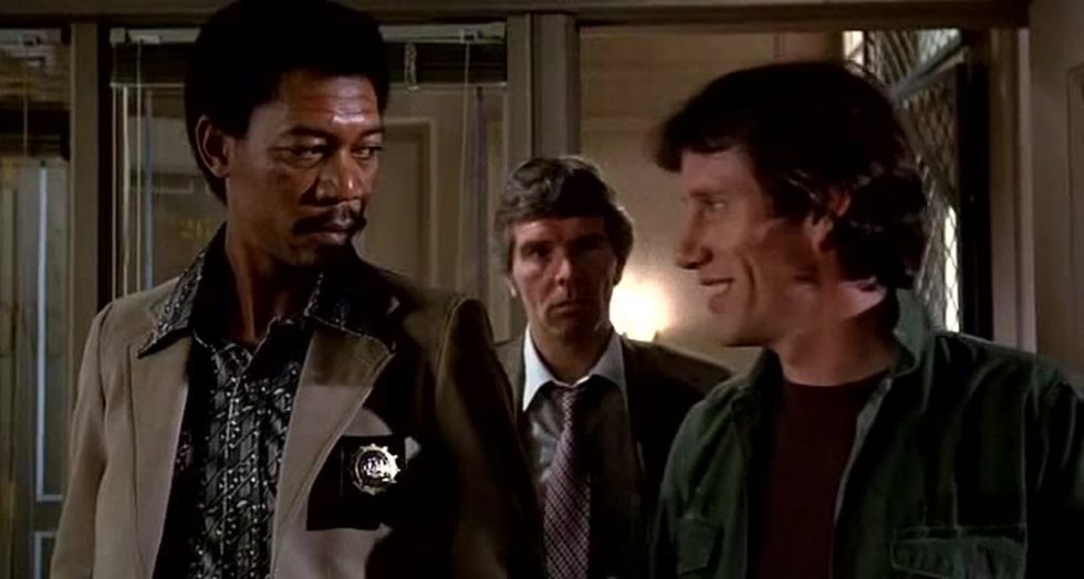 Weirdo James Woods So Excited Morgan Freeman Wants To Send Hillary Clinton To Jail! Oh, Wait...