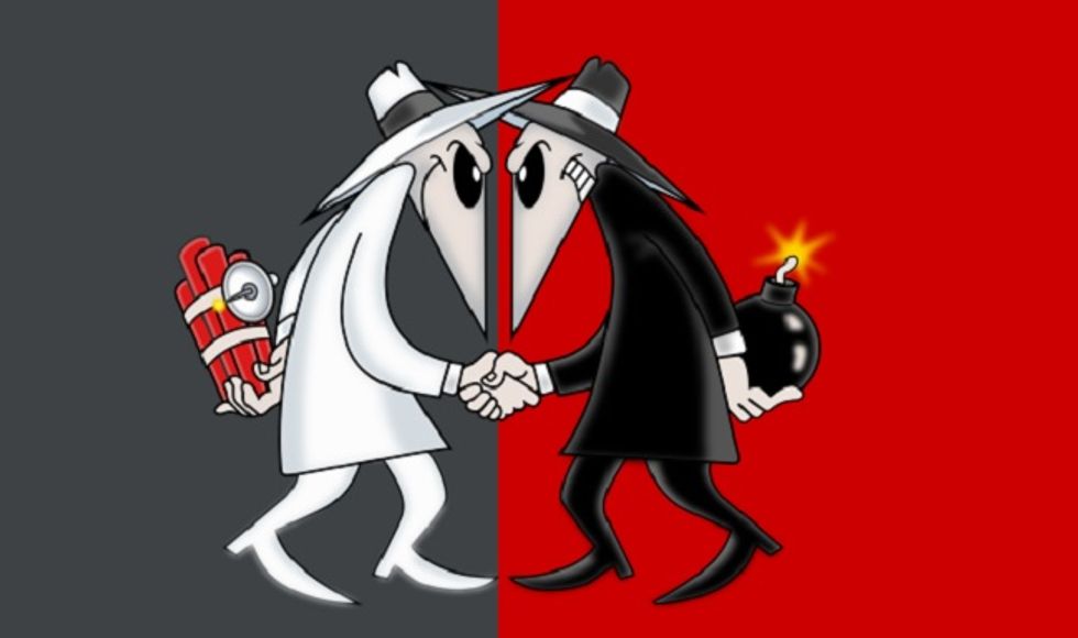 THE MYSTERIOUS ADVENTURES OF THE PERFESSER, THE RUSSIAN LADY SPY, AND THIS FUCKING TRUMP IDIOT