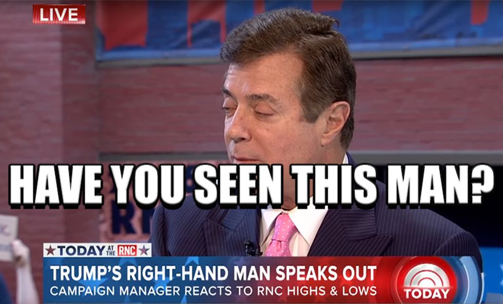 SURRENDER, MANAFORT! Wonkagenda For Mon., Oct. 30, 2017