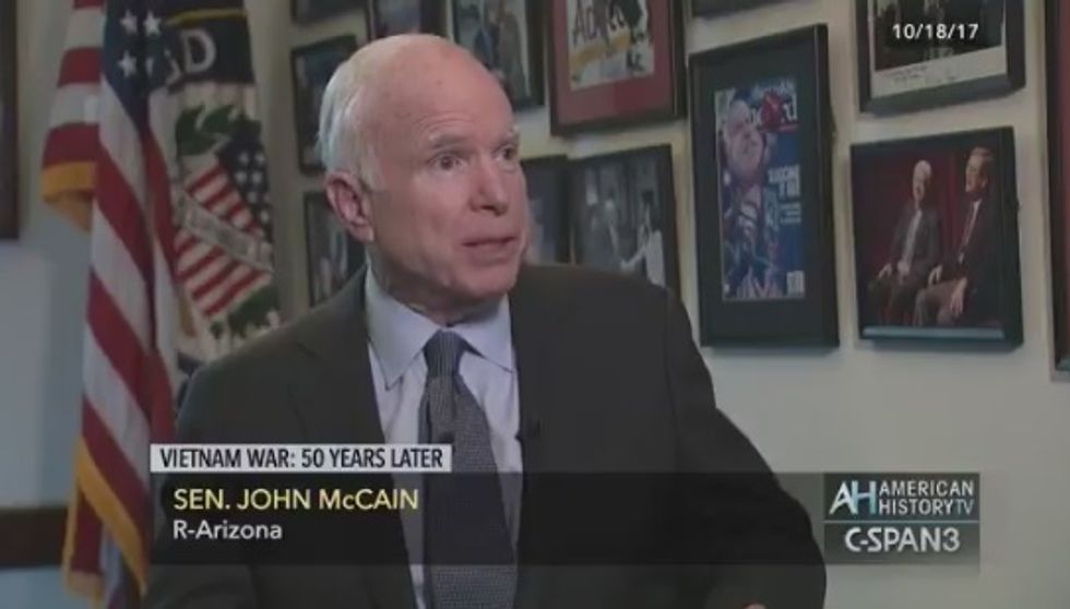 John McCain Prefers Presidents Who Didn't Have Imaginary Bone Spurs During Vietnam