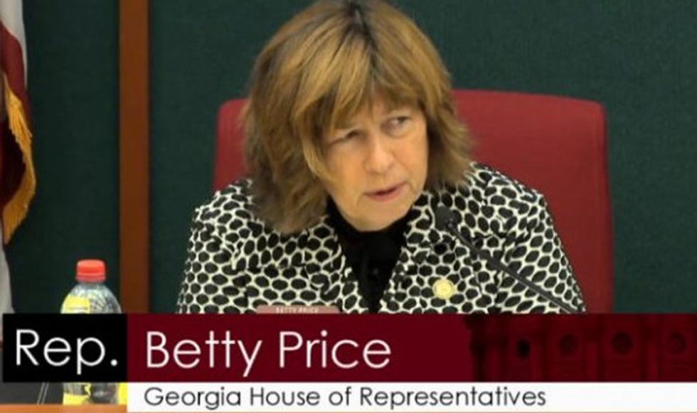 Meet Tom Price's Wife Betty. Betty Is An Elected Official, And Also An Asshole.