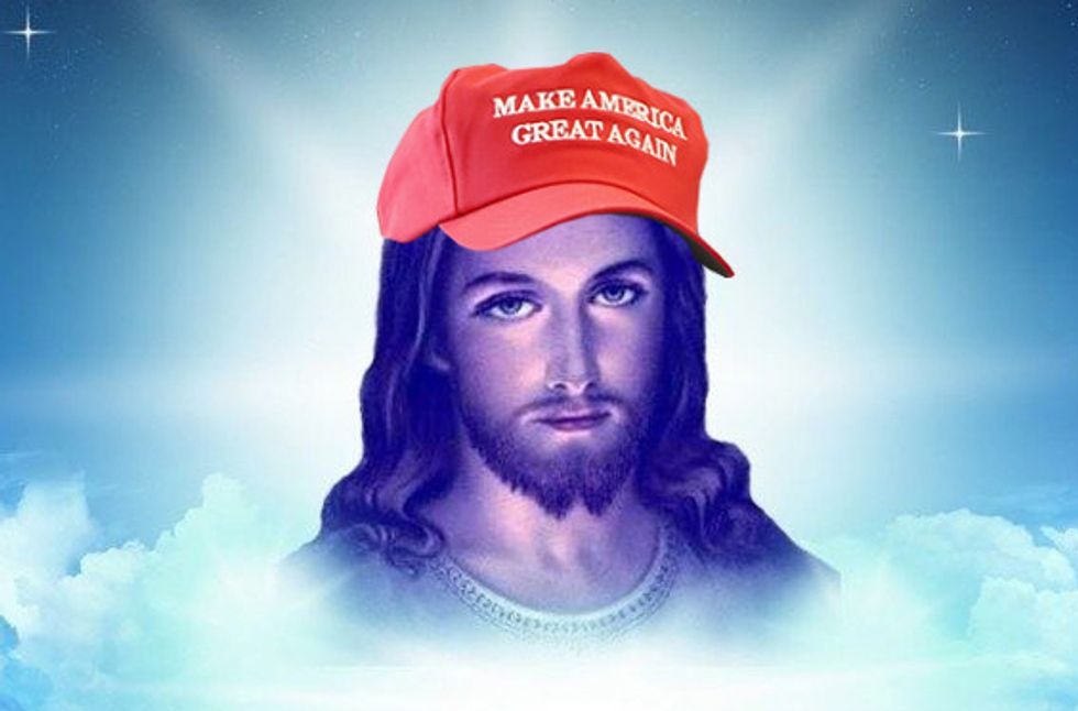 All Hail The Sacred MAGA Hat, Object Of Religious Devotion, No, Really