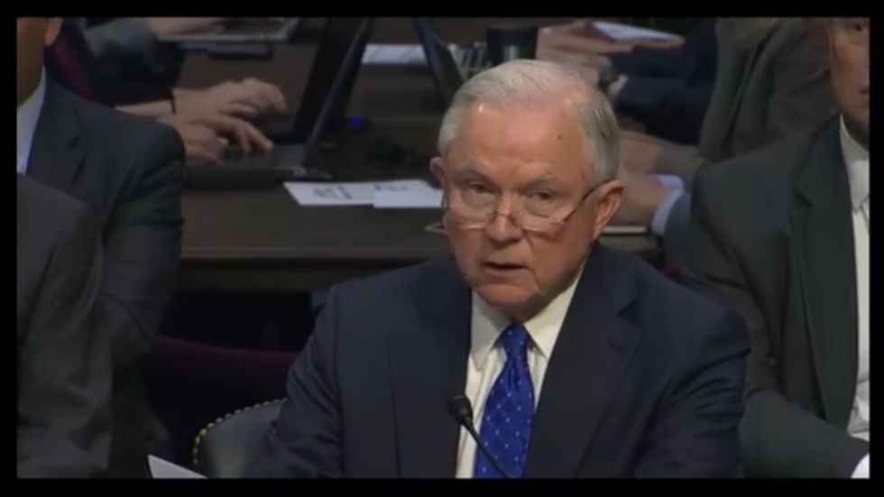 Al Franken Kicks Jeff Sessions In Nuts While Whole World Points And Laughs