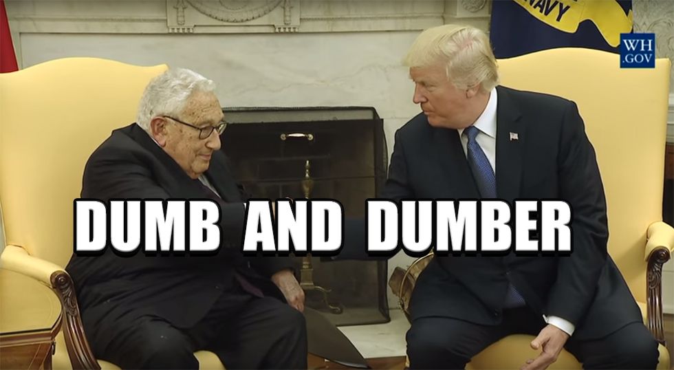 Kissinger Advises Trump: Do Illegal Immediately. Wonkagenda for Wed., Oct 11. 2017