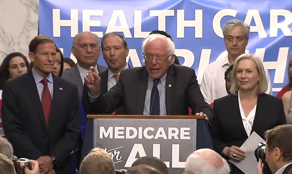Nice Insurance Companies You Got Here. Be A Not-Shame If Bernie Sanders Happened To Them
