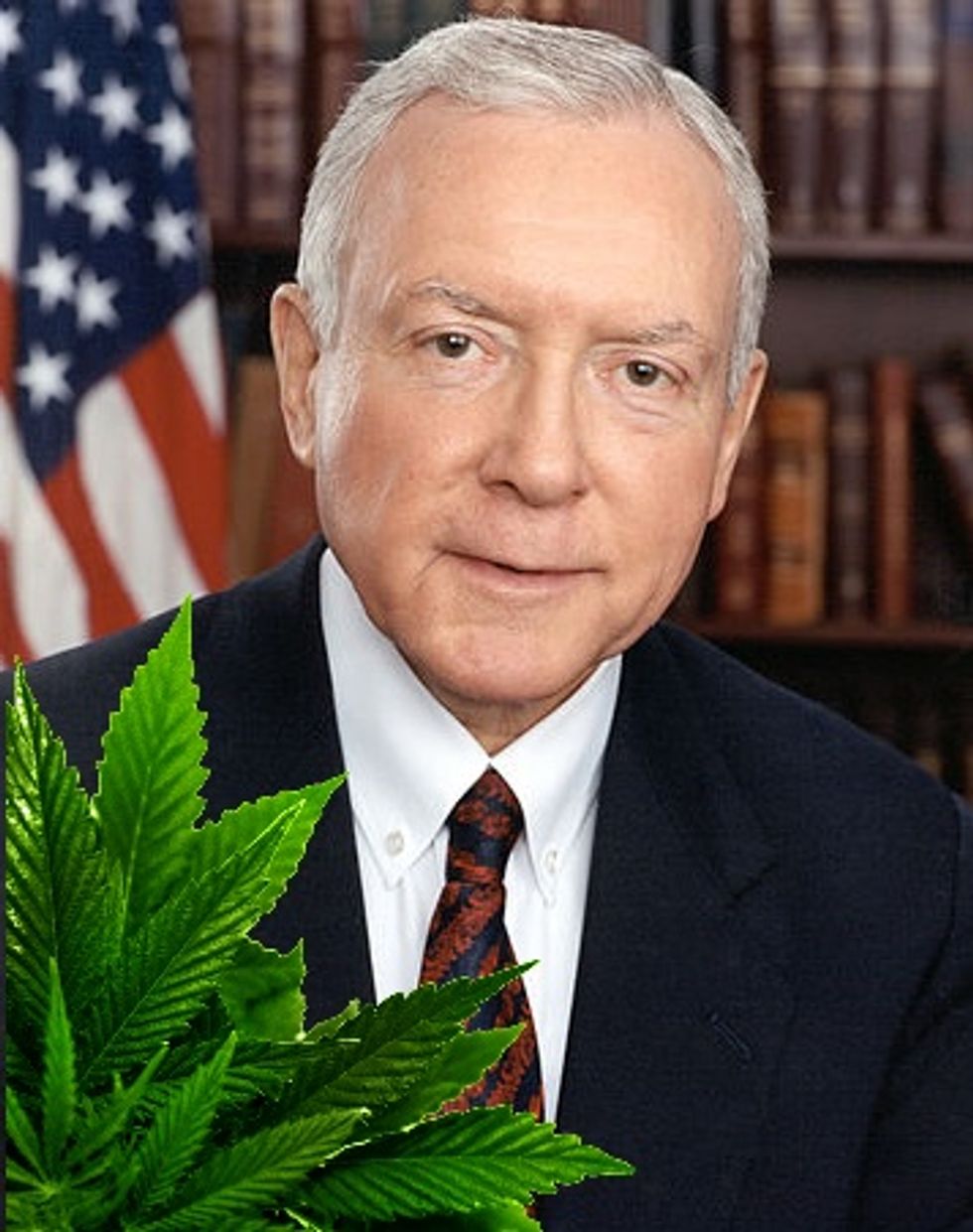 Orrin Hatch Steals All The Dad Puns With Medical Pot Research Bill Announcement