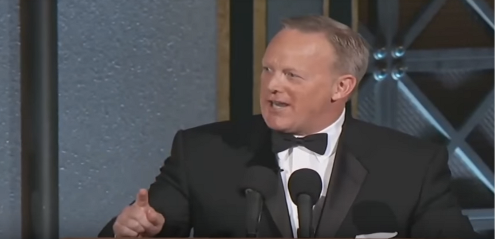 Worst Dressed At The Emmys: The Podium Wearing Sean Spicer