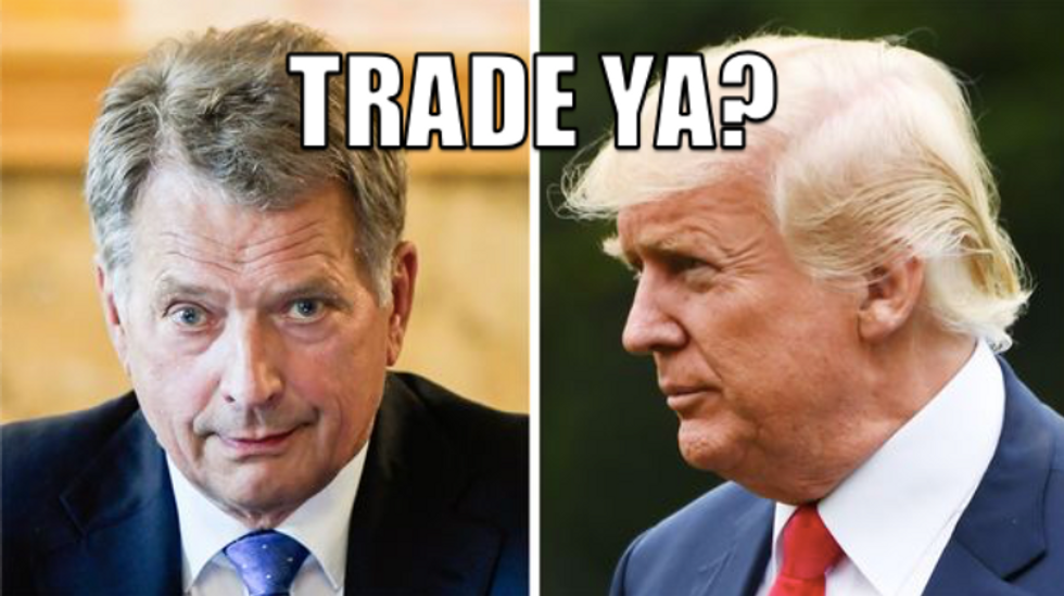 Donald Trump's Finnish Press Conference Could Have Been Worse. And Then It Was!