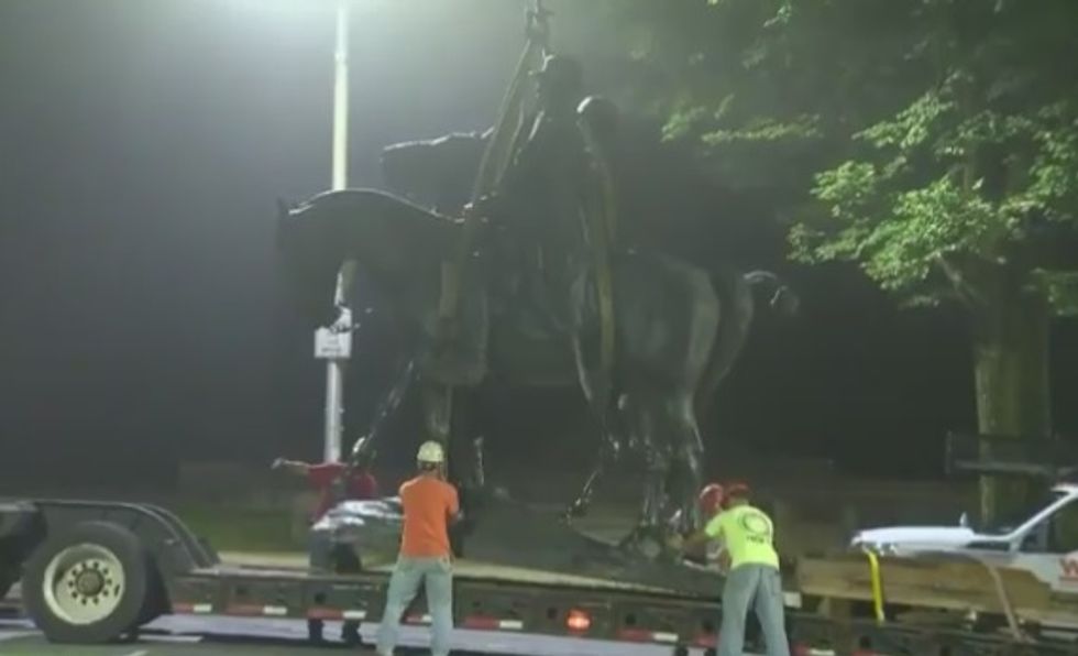 Baltimore Takes Down Confederate Monuments In Single Night, Like A Boss