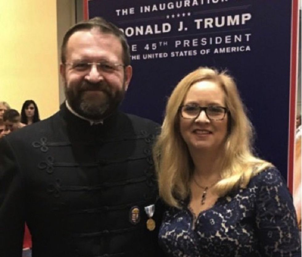 Trump Nazi Sebastian Gorka's Asshole Wife Murdered Funding For Ex-Nazi Therapy Group, Isn't That Funny?