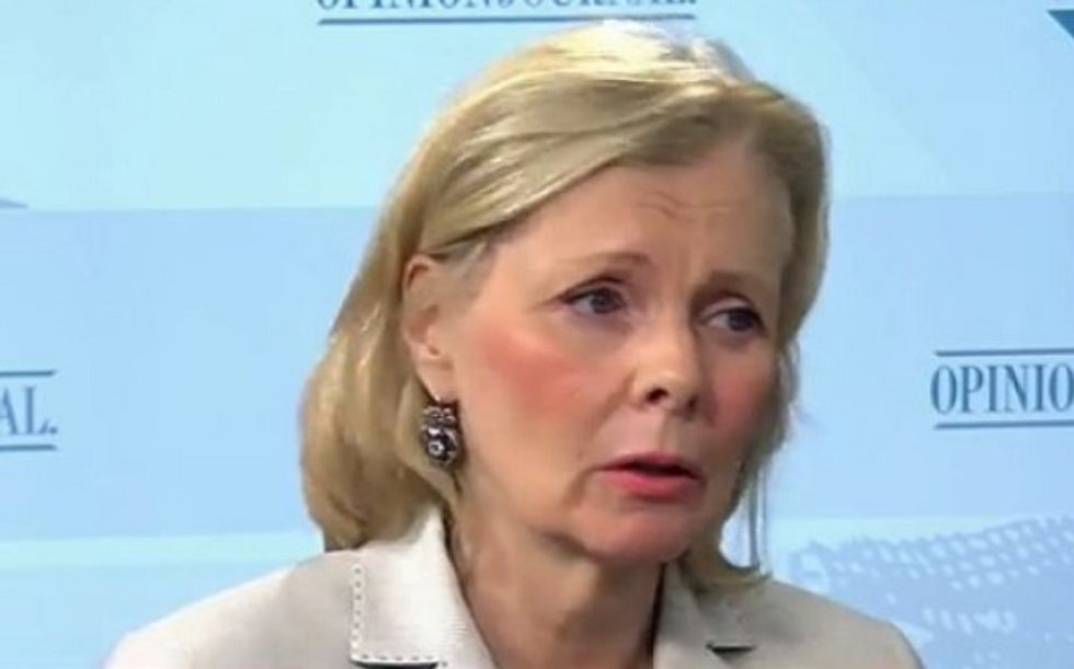 Peggy Noonan Is Talking To Invisible Gin People Again