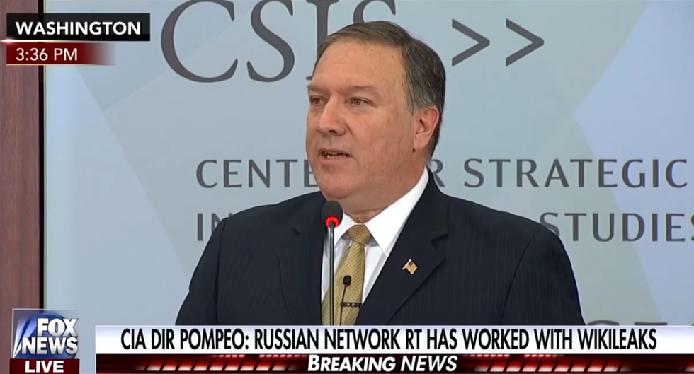 Trump's CIA Director Just Read WikiLeaks Fuckhead Julian Assange FOR FILTH