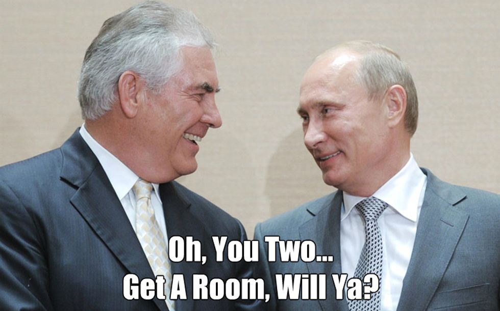 Let's Find Out If Vladmir Putin Has Ever Peed On Rex Tillerson