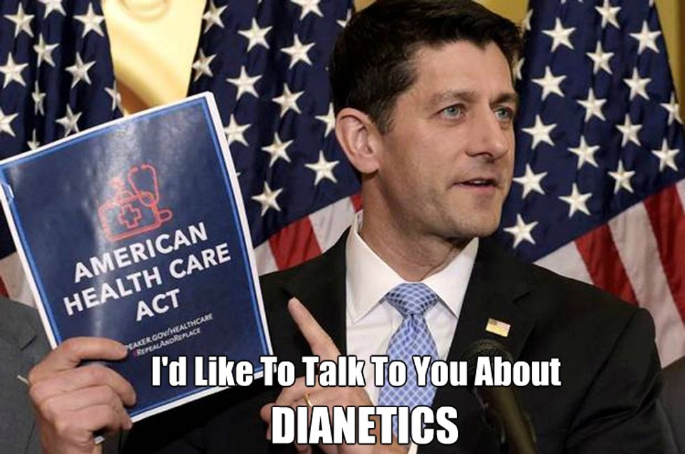 Dumb Idiot Paul Ryan Can't Even Pass His Own Stupid Obamacare Repeal
