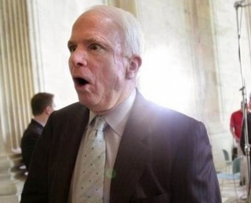 Excellent News: John McCain Talks To 'Smart' People, Knows Stuff