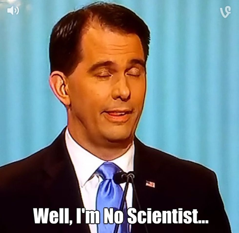 Scott Walker Ends Climate Change, By Censoring It From State Website. Thanks Scott Walker!