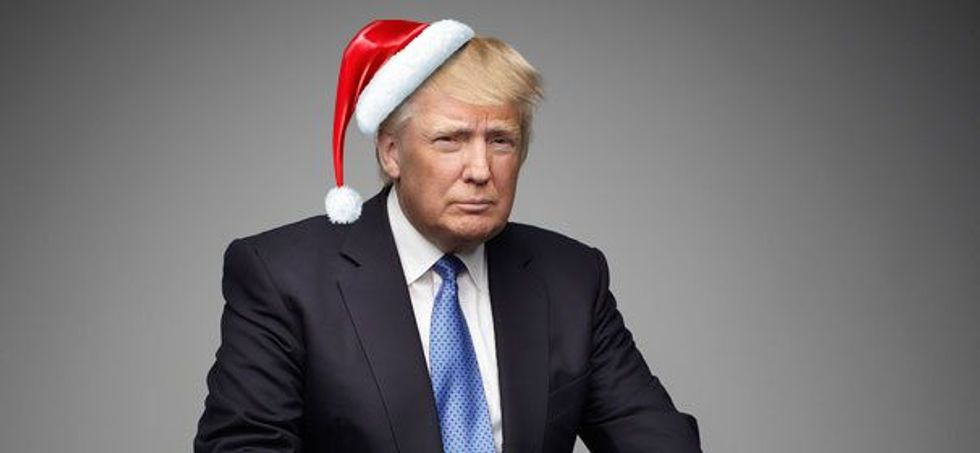 Did Trump And Wells Fargo Draw Each Other For Secret Santa???