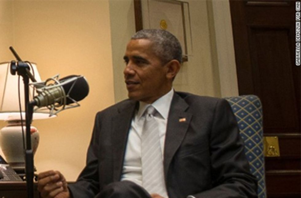 Obama Promises Not To Leave Us All Alone With The Scary Clown-Man In The White House