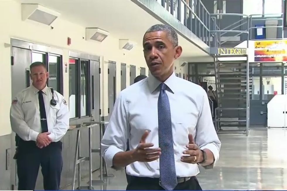Nice Time: Barack Obama Keeps Letting People Out Of Prison Instead Of Locking Them Up!