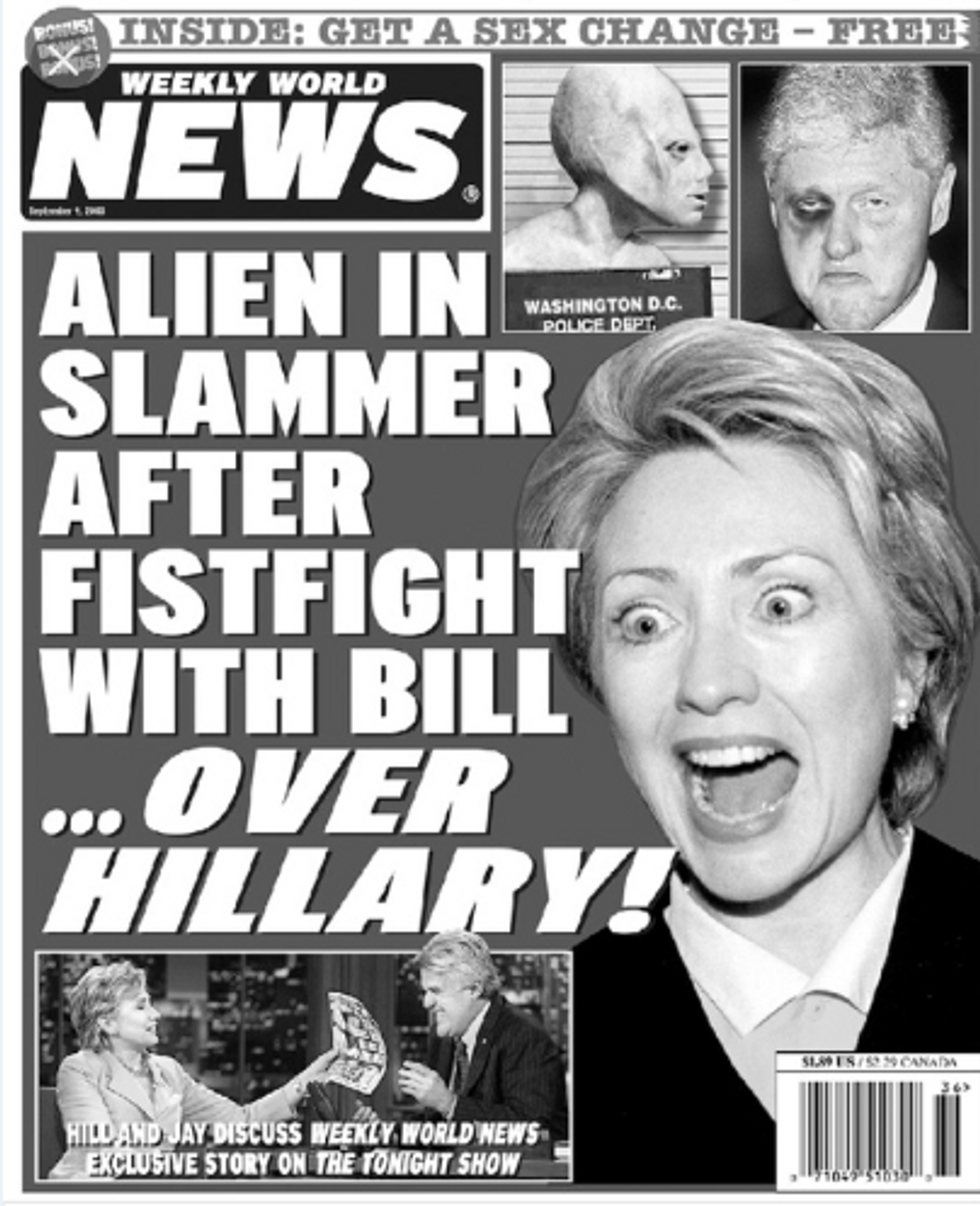 Alien Bigfoot Tells Sean Hannity About All The Lesbian Sexxx He Had With Hillary Clinton