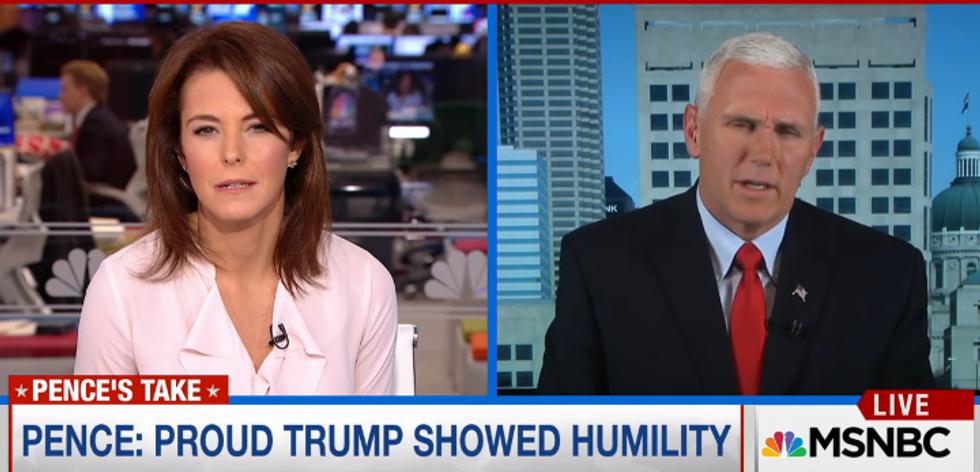 Mike Pence Still In Love With Cuddly Pussburglar Donald Trump