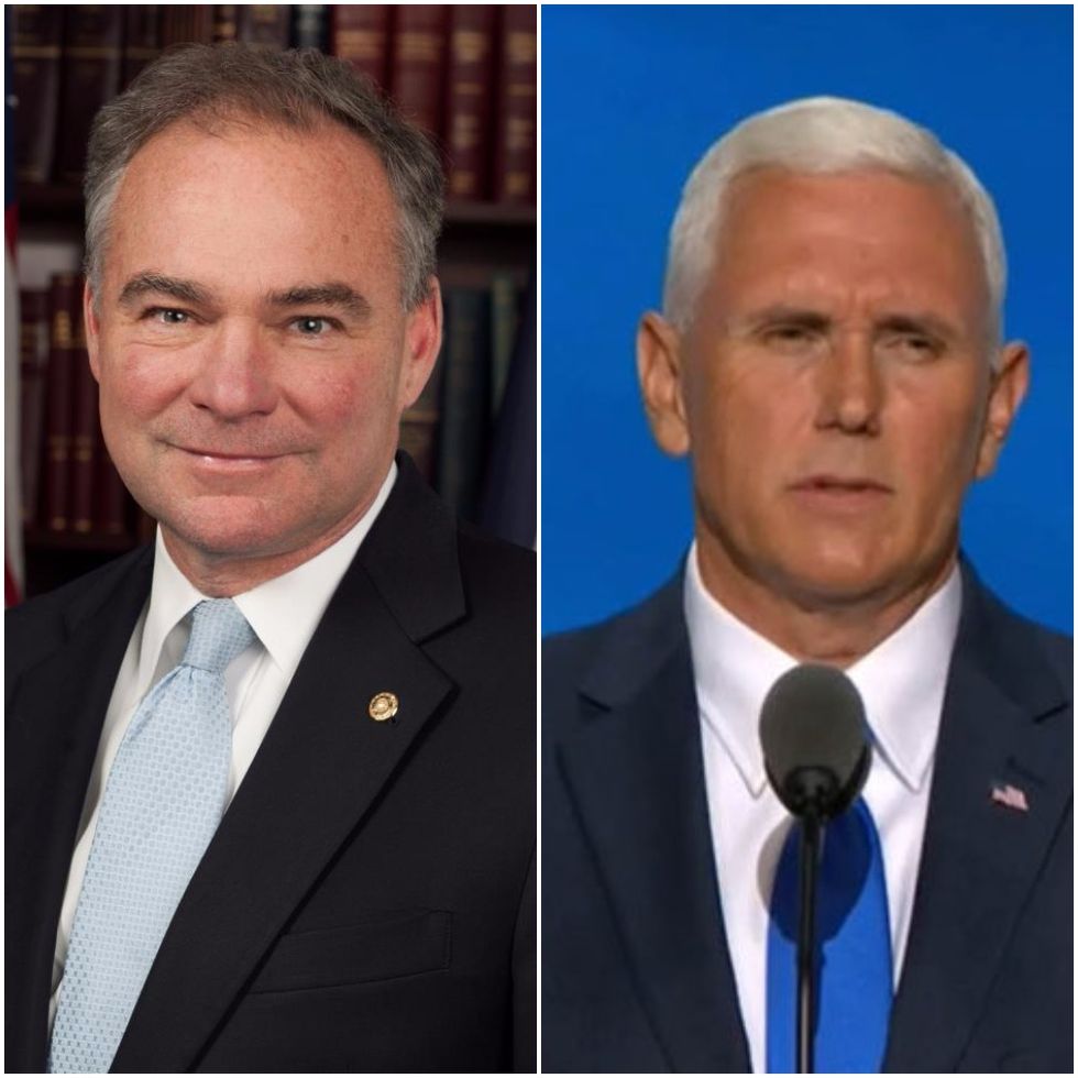 Time To Get Romanced By Tim Kaine While Mike Pence Watches. Your Vice Presidential Debate Preview!