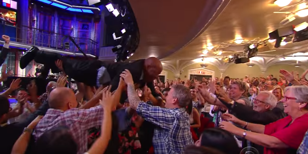 Badass Civil Rights Hero Rep. John Lewis Crowd-Surfing Will Make Your Freakin' Day